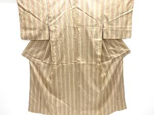 縞織り出し着物